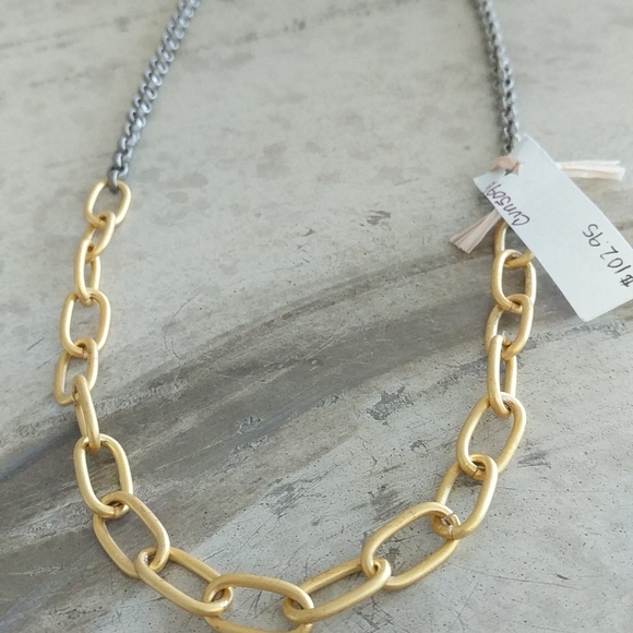 Gold chain necklace by CV DESIGNS. 38". NWT! - Picture 3 of 16